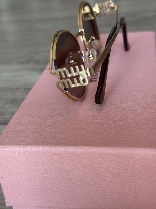 Okulary brazowe Miu miu