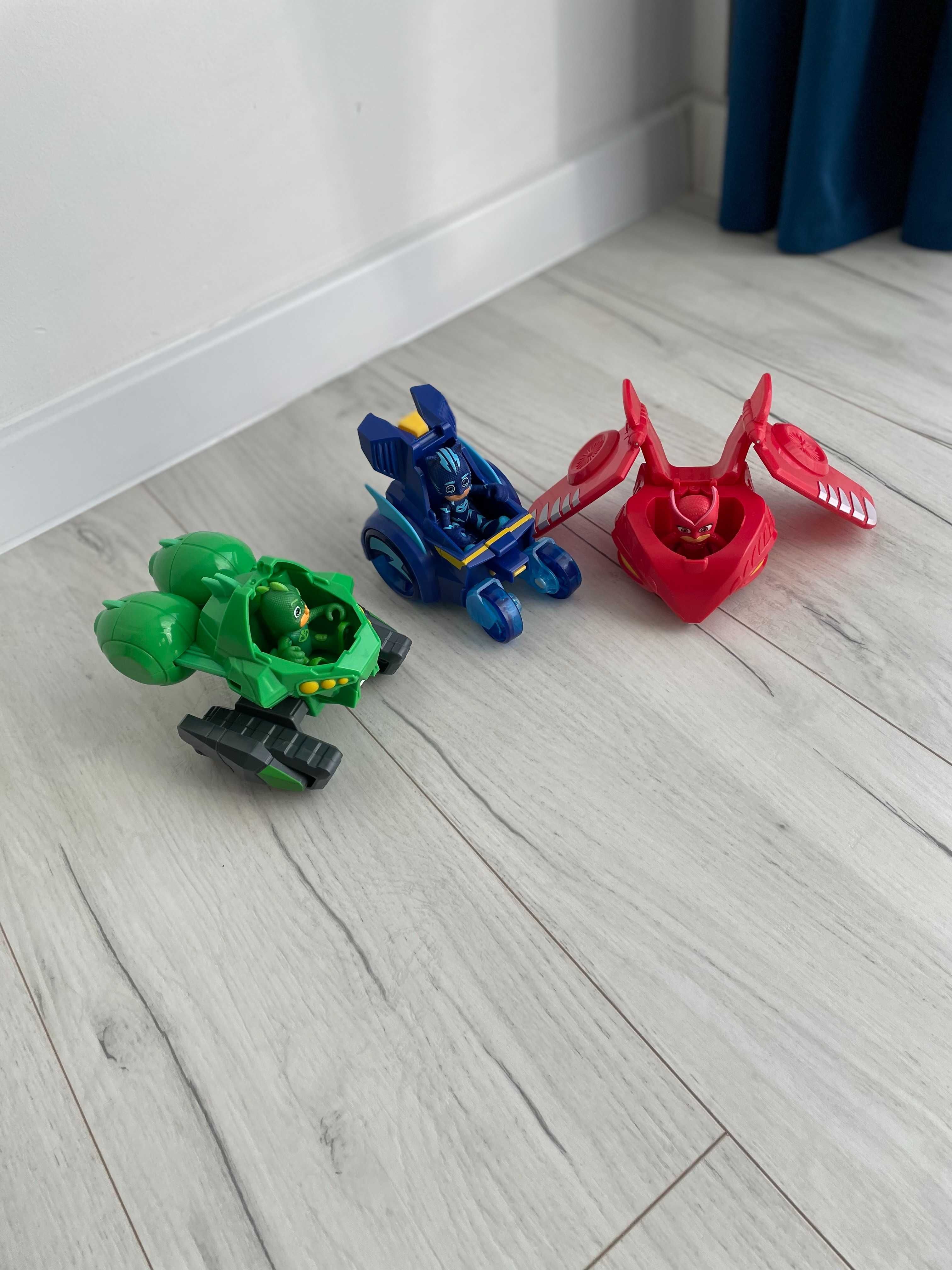 Hasbro PJ Masks Pidżamersi 3 odrzutowce + figurki