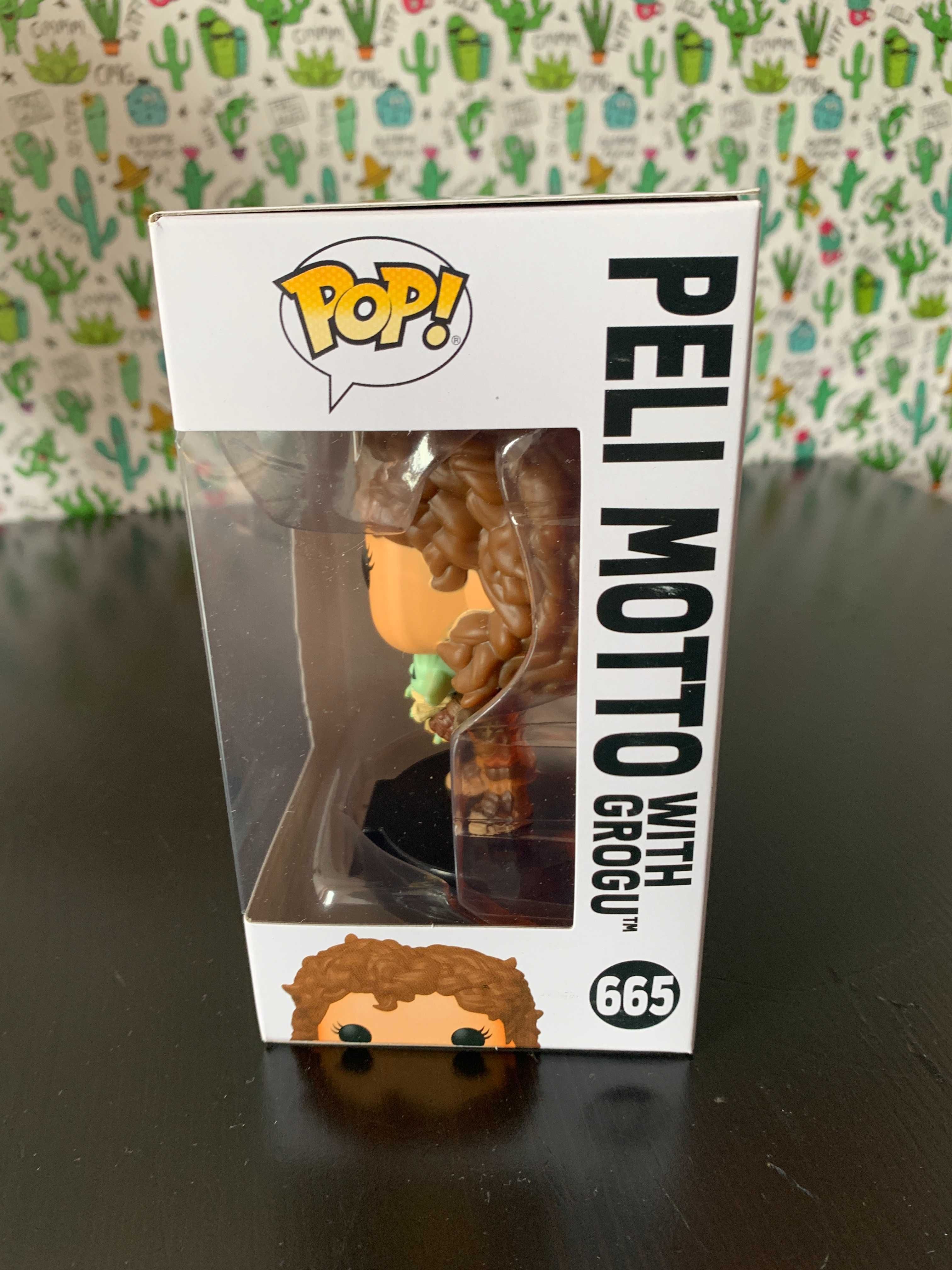 [665] Funko Pop! Star Wars: The Mandalorian Peli Motto with Grogu