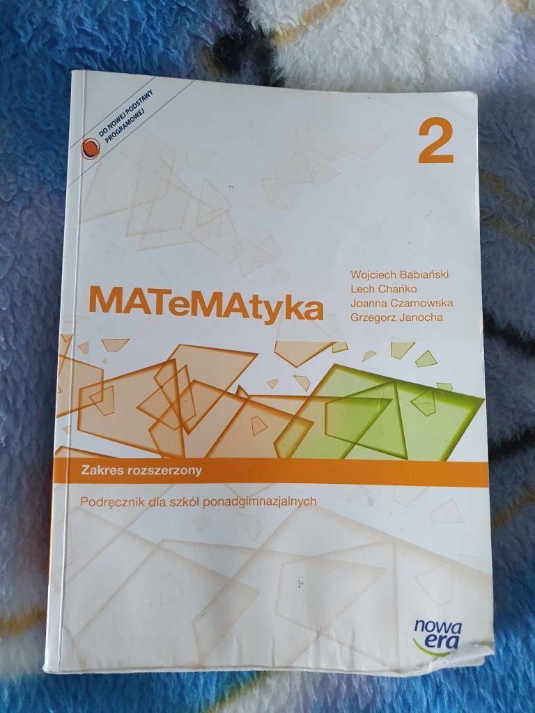 Matematyka Kl.2 ponadgimnazjalna zakres rozszerzony