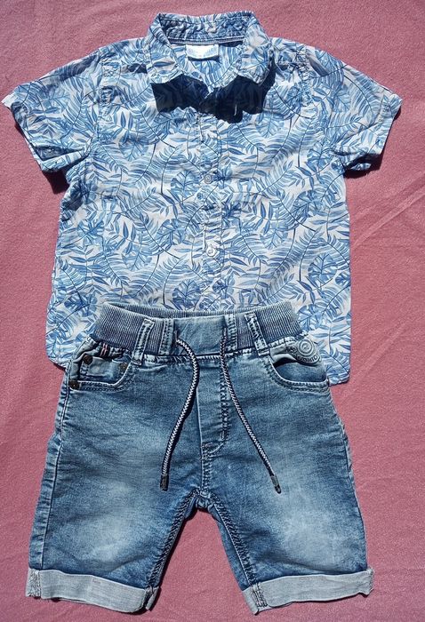 Komplet letni dla chłopczyka 98-104 stan.Bdb