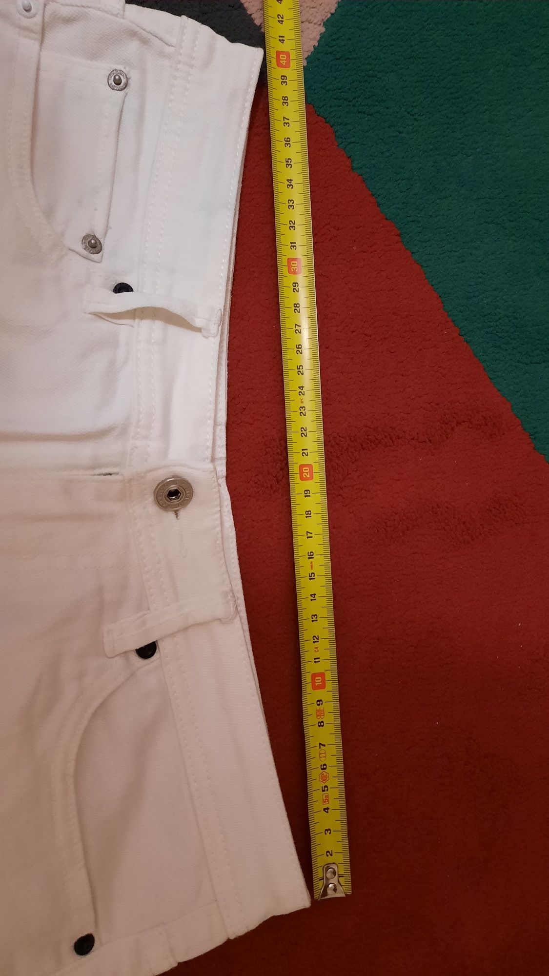 Spodnie jeansy slim type-s CR7 białe w30 l30 jak nowe