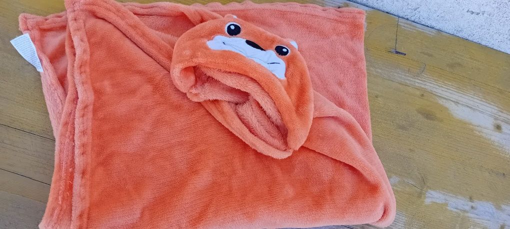 Manta / toalha para bebé com capuz