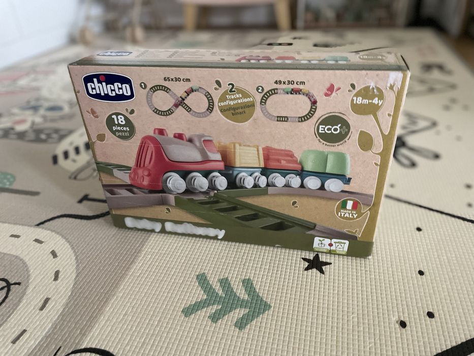 Chicco baby railway eco Tory pociąg kolejka