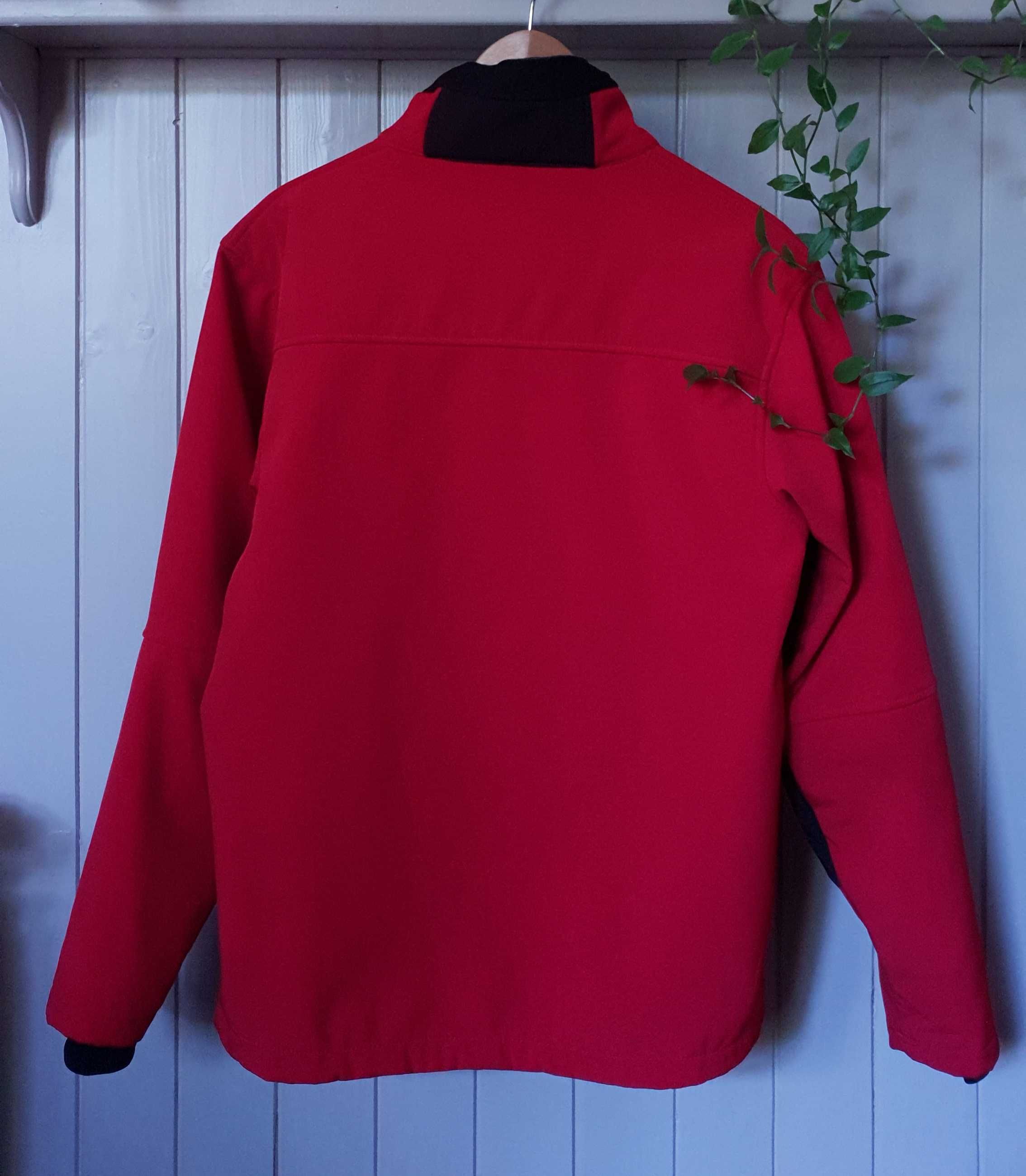 Damska kurtka softshell rower czerwono czarna RESULT r.38