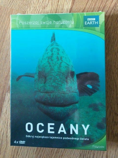 Oceany BBC Earth 4 DVD nowy folia