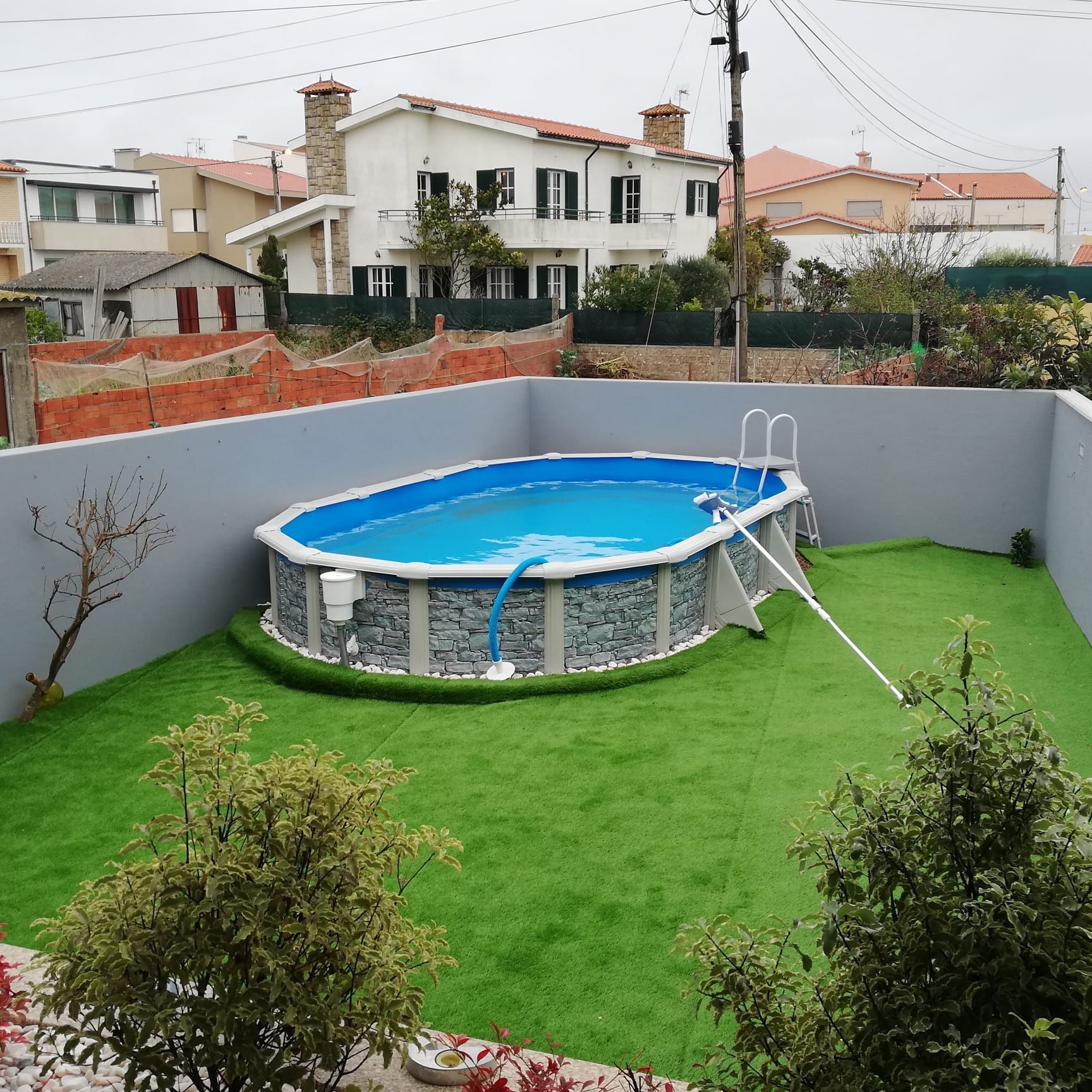 Montagem Piscinas madeira e Aço