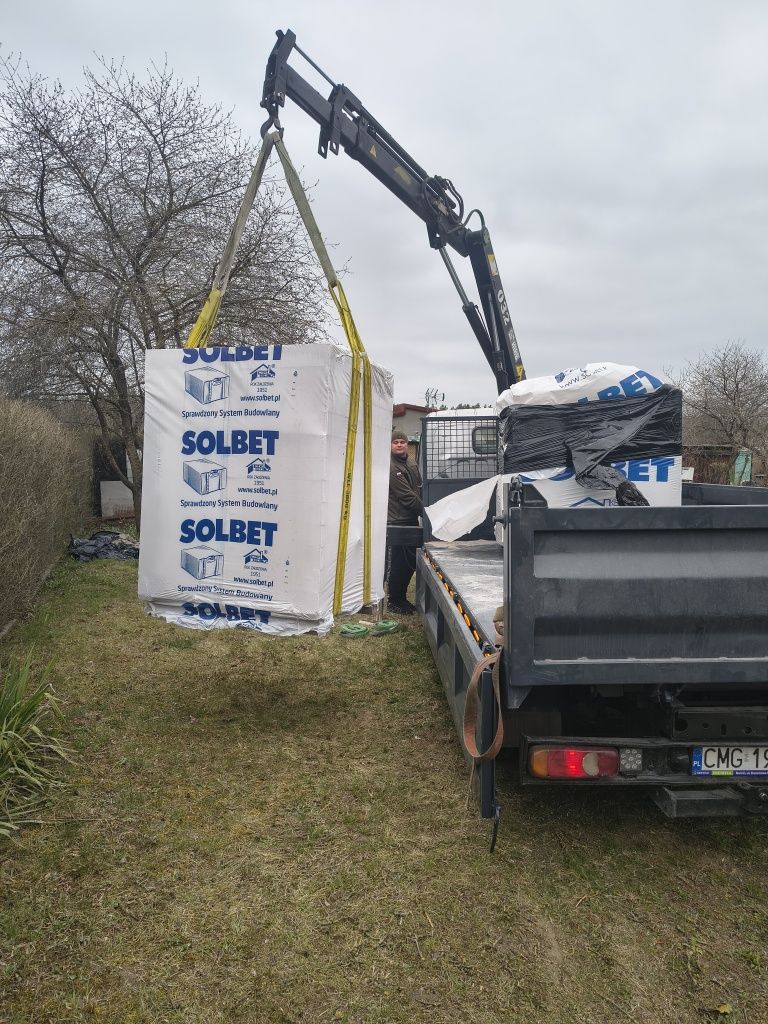 Transport usługi HDS, wywrotką