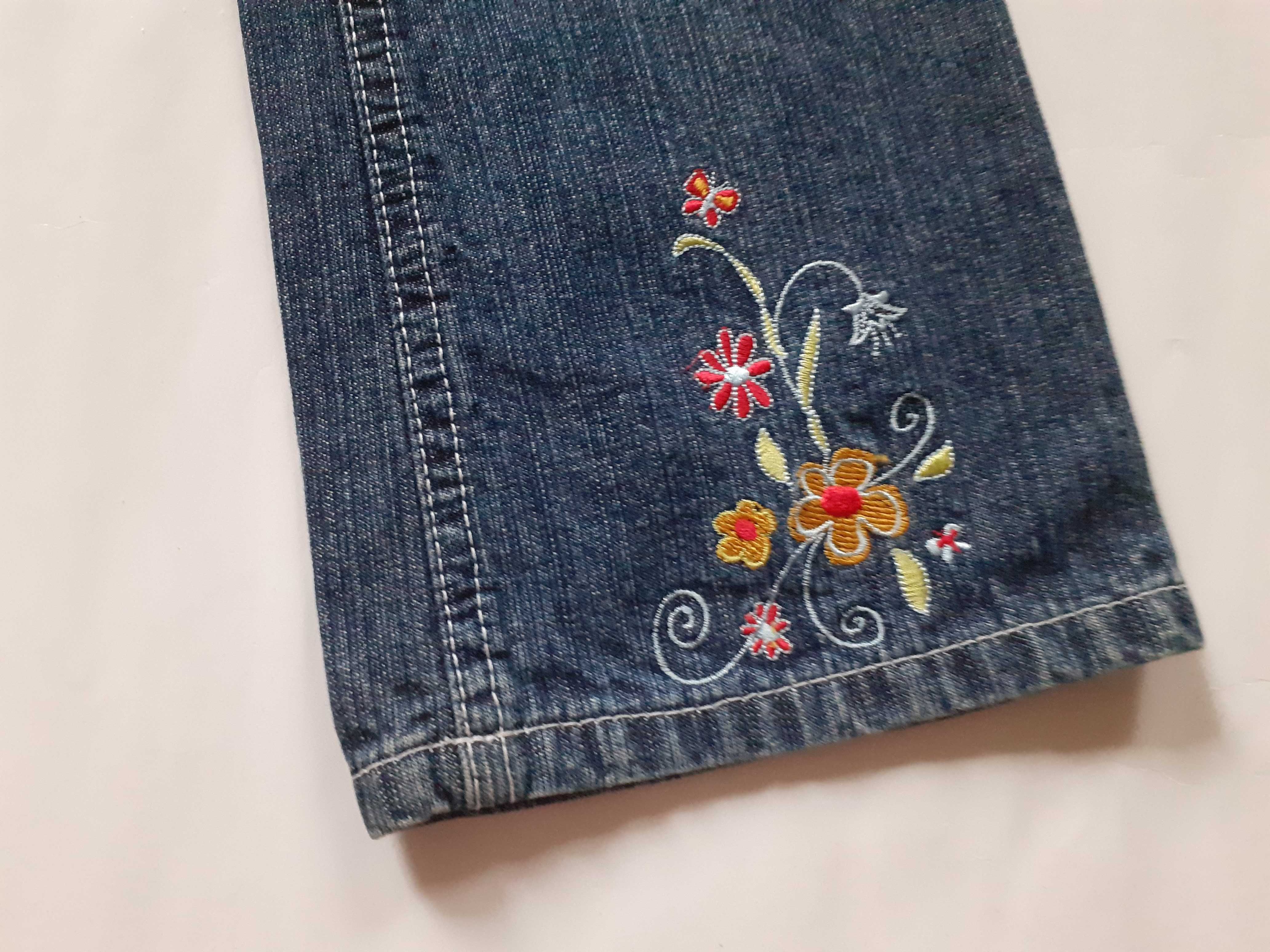 Spodnie dziewczęce - jeans - r. 116