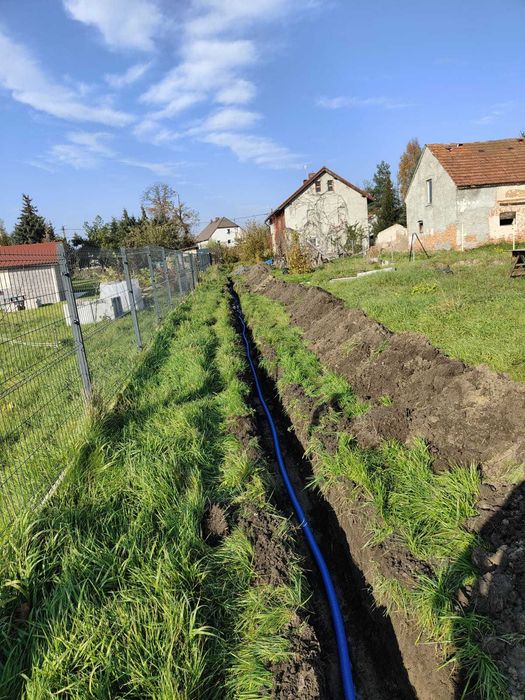 Prace ziemne MINIKOPARKĄ  usługi