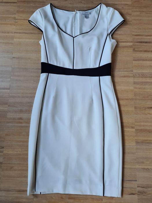 Biała sukienka H&M r.38