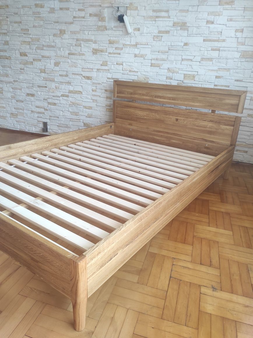 Łóżko lity dąb 160x200