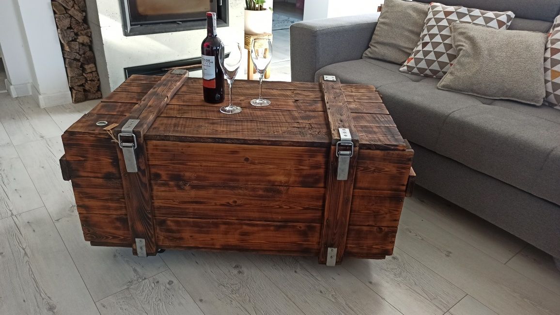 Stolik kawowy rustykalny Loftowy  industrial loft boho