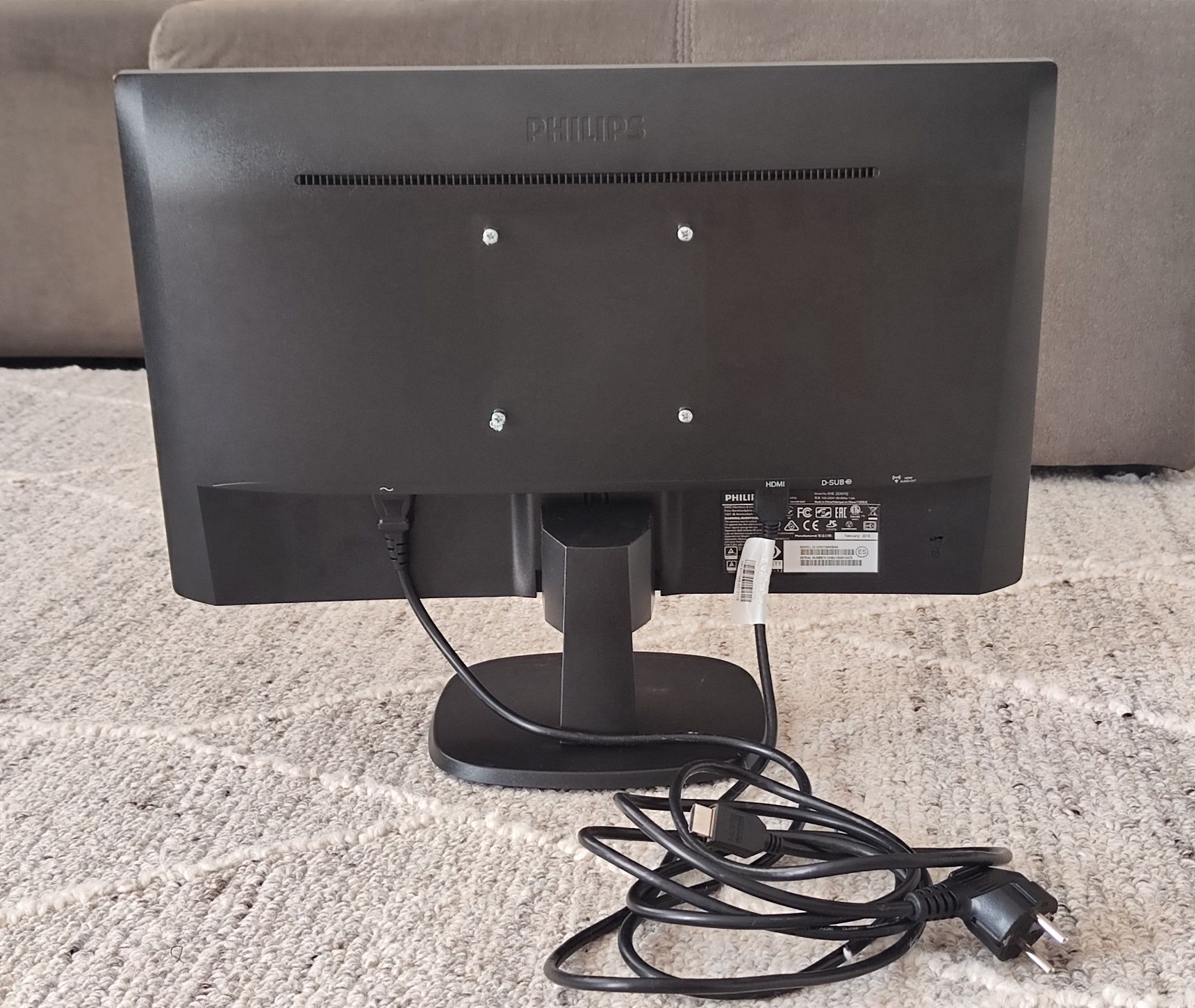 Monitor Philips 223v7q 21,5cali