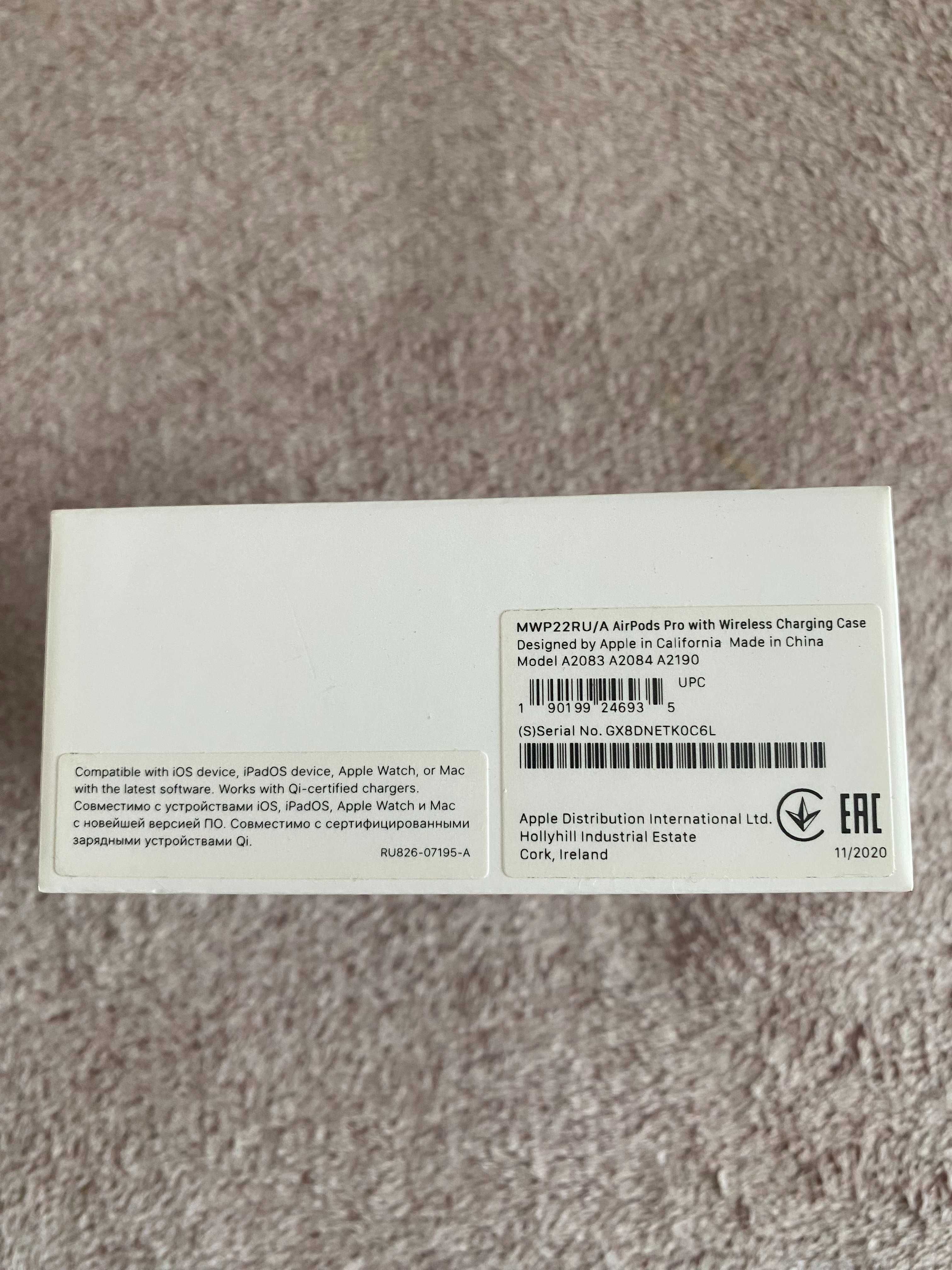 Навушники APPLE AirPods Pro white (MWP22RU/A)