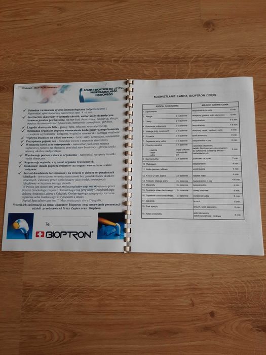 Lampa lecznicza Zepter Bioptron Pro  ze statywem podłogowym