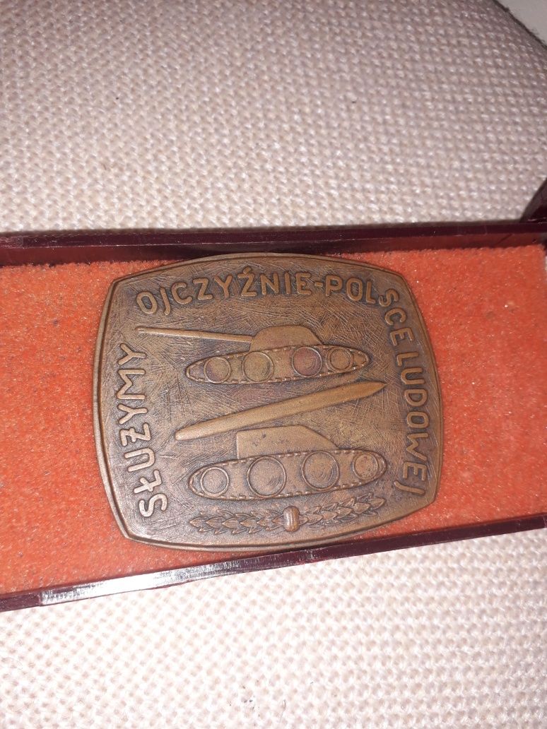 PRL LWP POW medal pamiątkowy Służymy Ojczyźnie - Polsce Ludowej Czołg