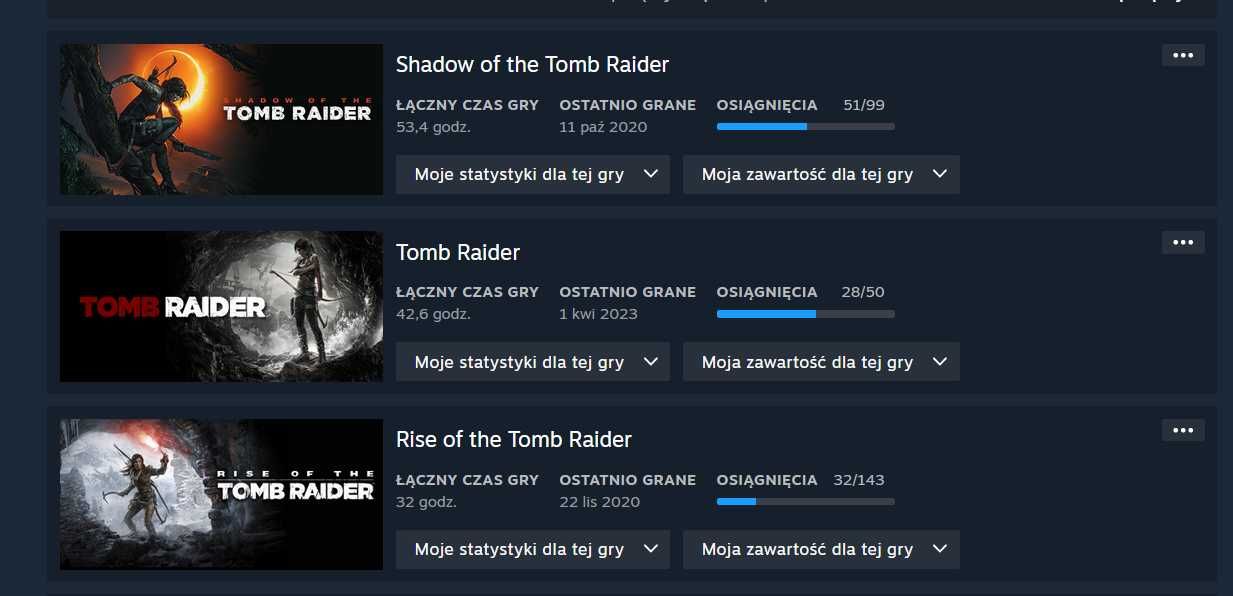 Trylogia Tomb Raider i inne gry na PC okazja Alan Wake