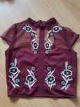 Bluzka w kwiaty hafty River Island XS