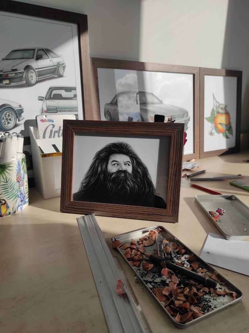 Rysunek Hagrid Portret Harry Potter Prezent