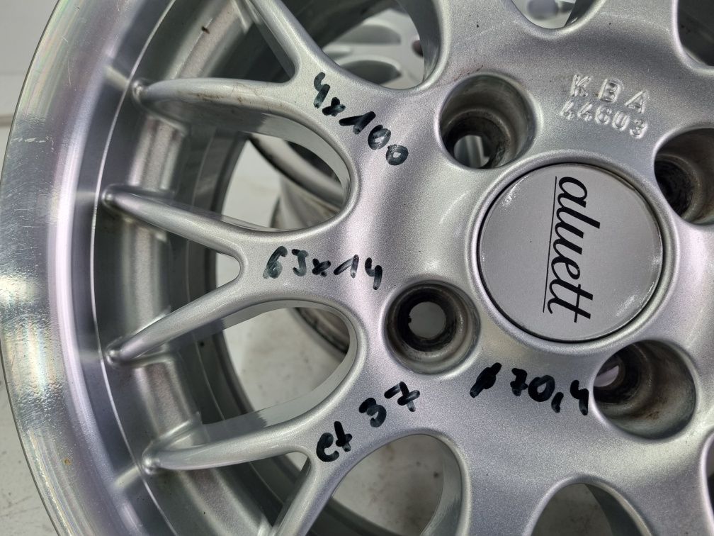 Alufelgi 4x100 5Jx14 cali et37 Fiat Suzuki Toyota