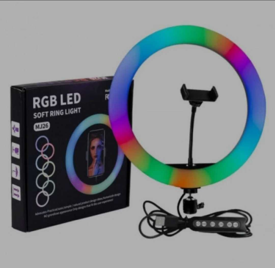 Лампа USB и штатив. Набор блогера, кольцо 20 26 30 33 36 Led RGB