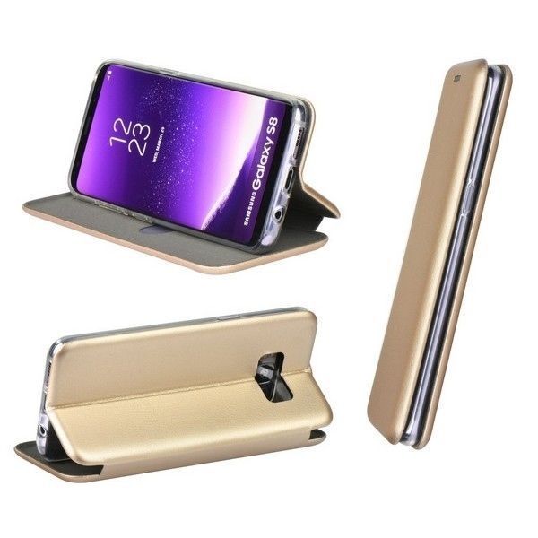 Beline Etui Book Magnetic Huawei P20 Lite 2019 Złoty/Gold