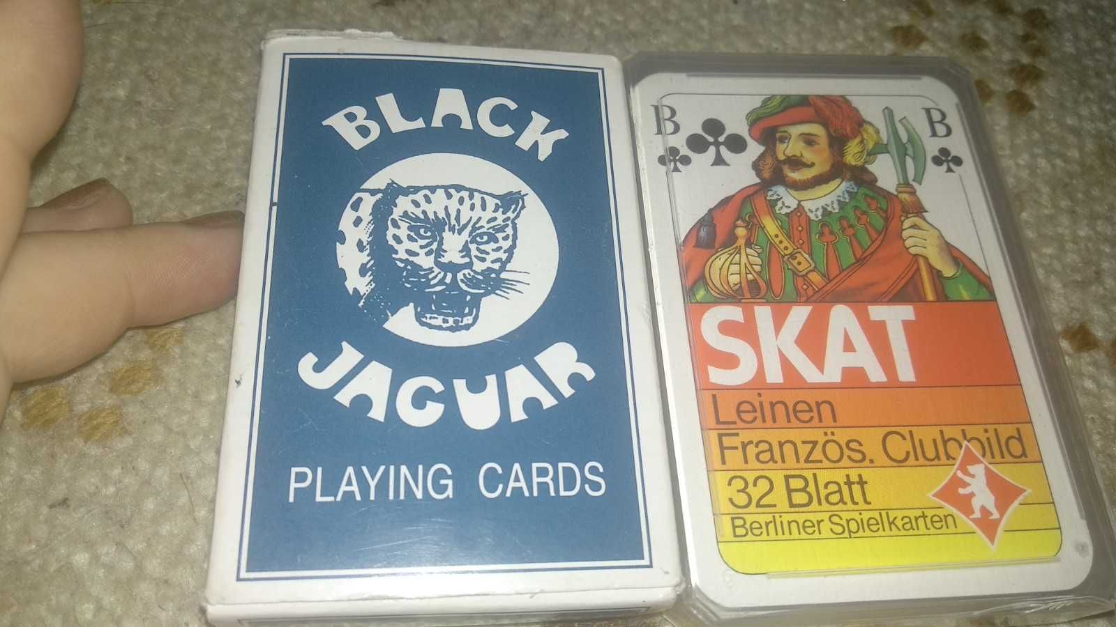 спорт покер карточки карты фирменные skat black jaguar