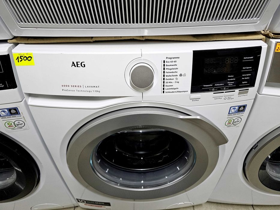 Pralka AEG Lavamat serii 6000 ProSense | 10kg | 1400obr. | gw 12mcy
