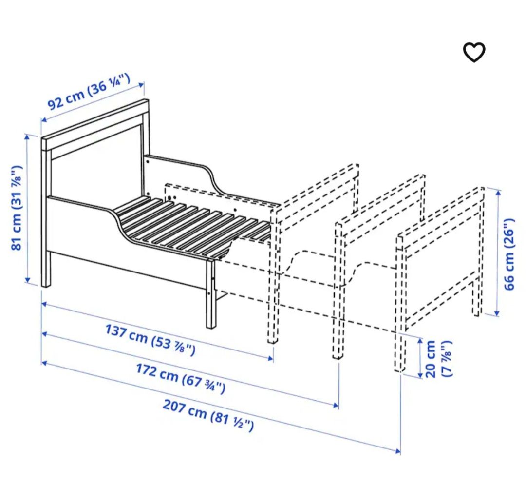 Cama Extensível IKEA (SUNDVIK)