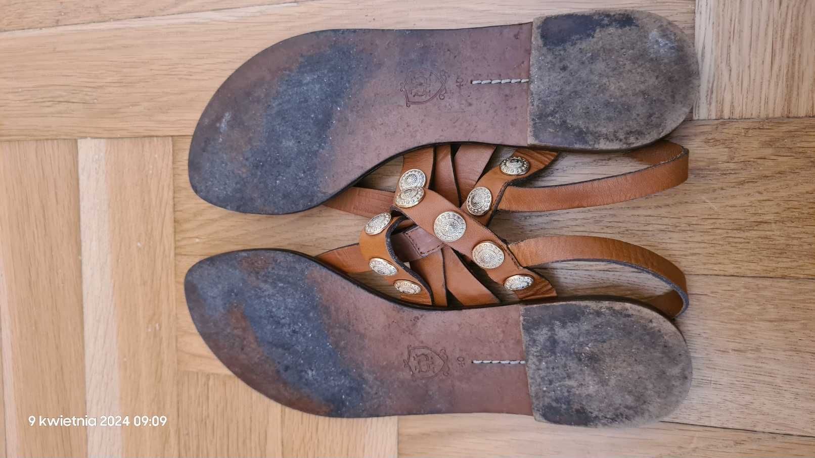Massimo Dutti 40 skóra sandały
