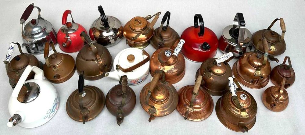 chaleiras antigas para coleção ou decoração