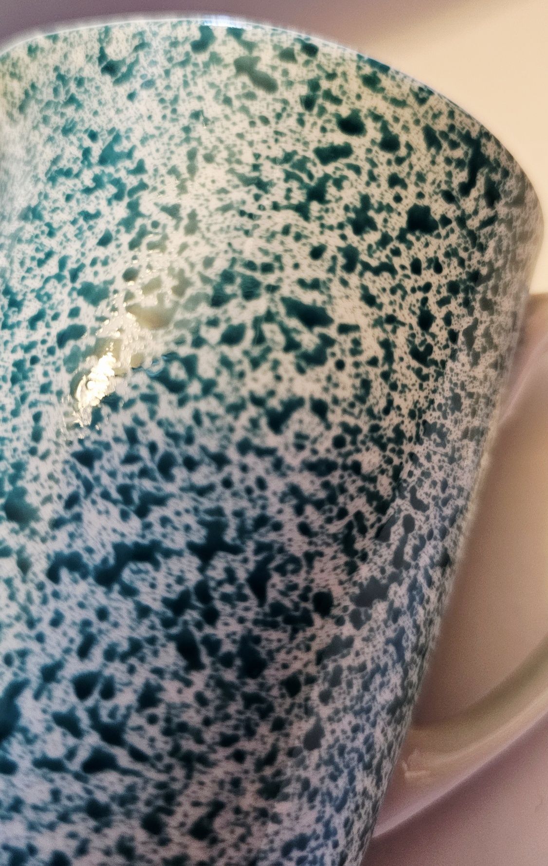 Porcelanowy mlecznik Ćmielów unikatowy design z epoki PRL W. Potacki