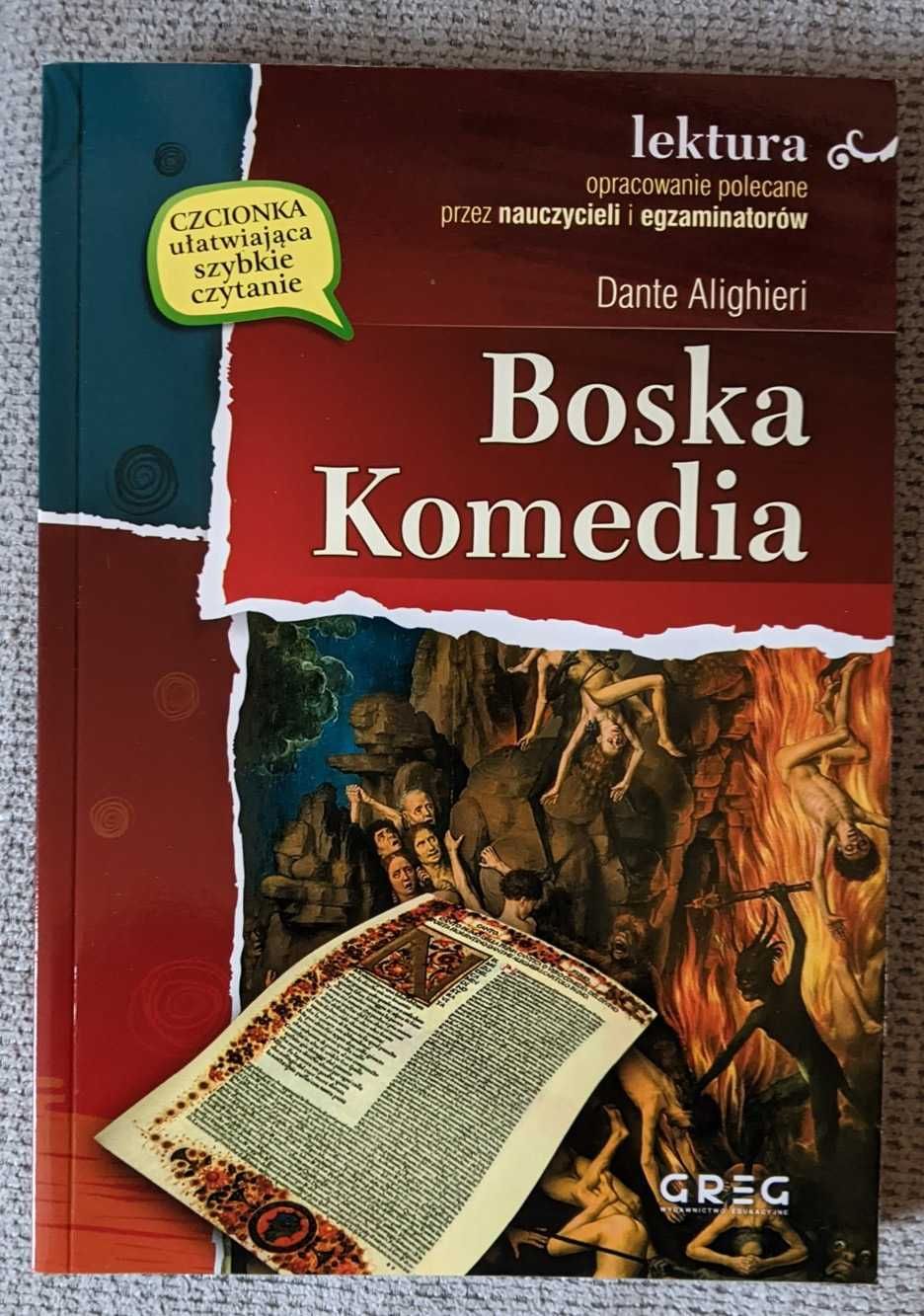 Boska komedia Dante Alighieri - Lektury, opracowania polecane przez n