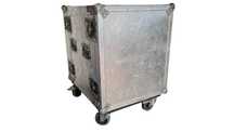 Rack Paco Cases z dwoma wzmacniaczami 2x1200W/4 okablowany używany