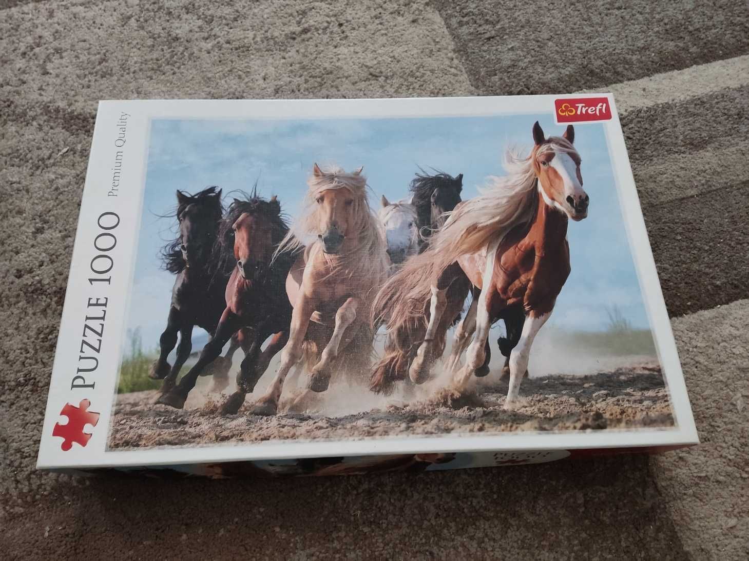 Puzzle 1000 Trefl Konie jak nowe