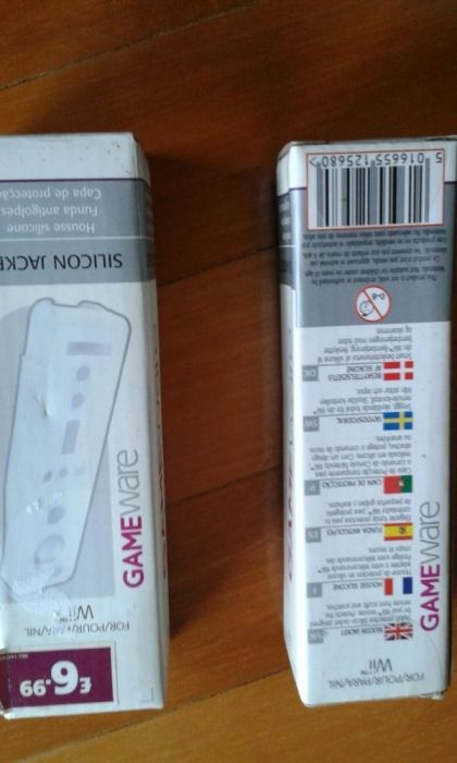 2 Capa de silicone para comando Wii - Novas