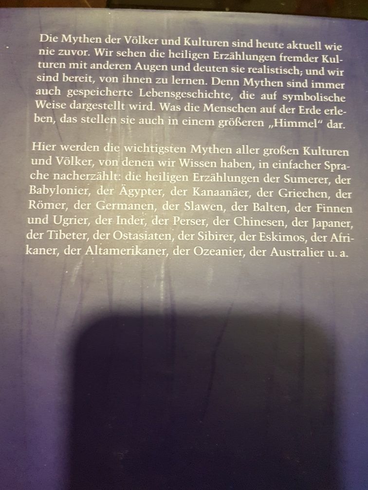 Helma Marx, Das Buch der Mythen aller Zeiten aller Volker