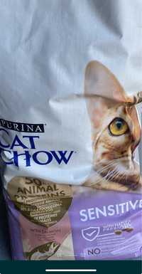 Корм сухой, корм для дорослих кішок Purina Cat Chow Sensitive 15 кг