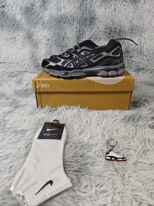 Asisc nyc gel: pretos e cinza