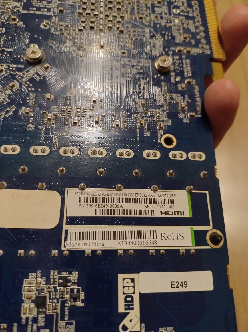 Karta graficzna AMD Radeon R280X 3GB GDDR5 384bit Sapphire DUAL X
