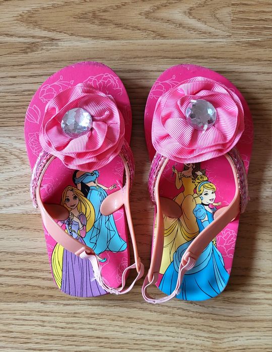 Disney Store Princess Księżniczki japonki sandałki klapki