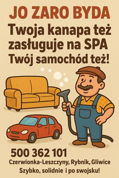 Czysta kanapa, świeży samochód – profesjonalne czyszczenie tapicerki!