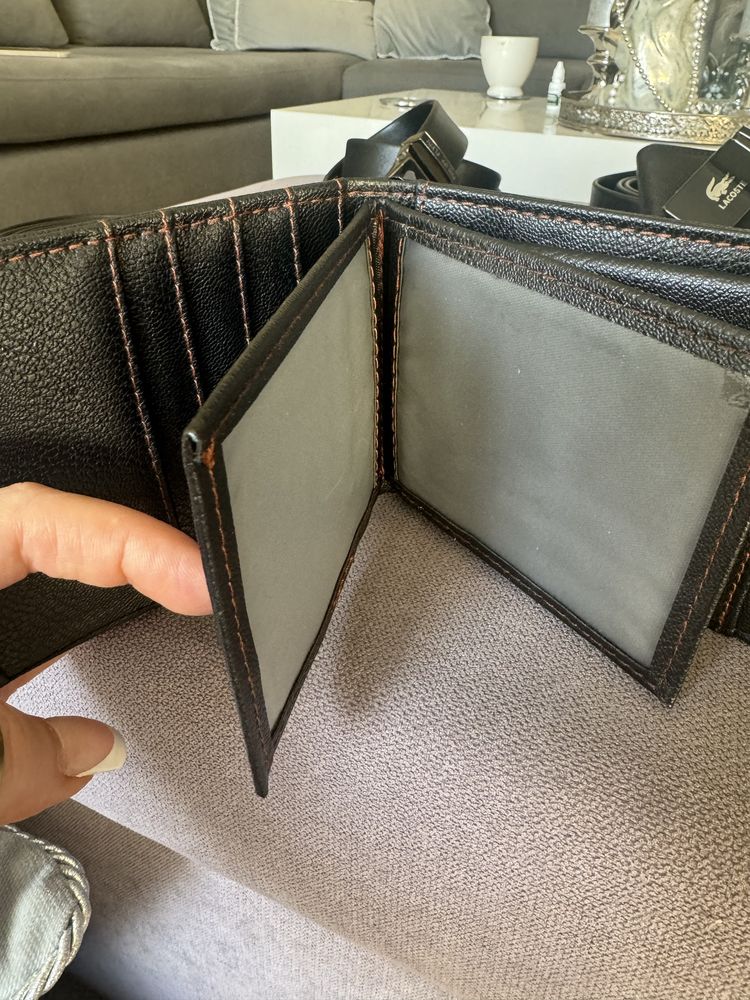 Komplet portfel i pasek