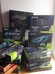 Pudełka po kartach graficznych RTX3xx GTX1xxx