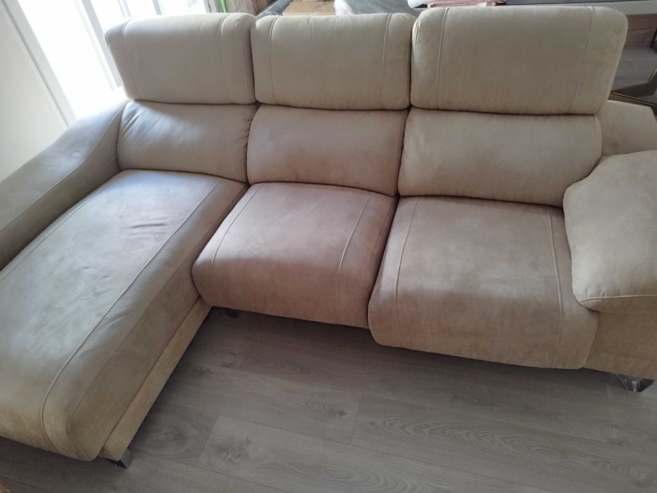 Sofá elétrico com chaise long