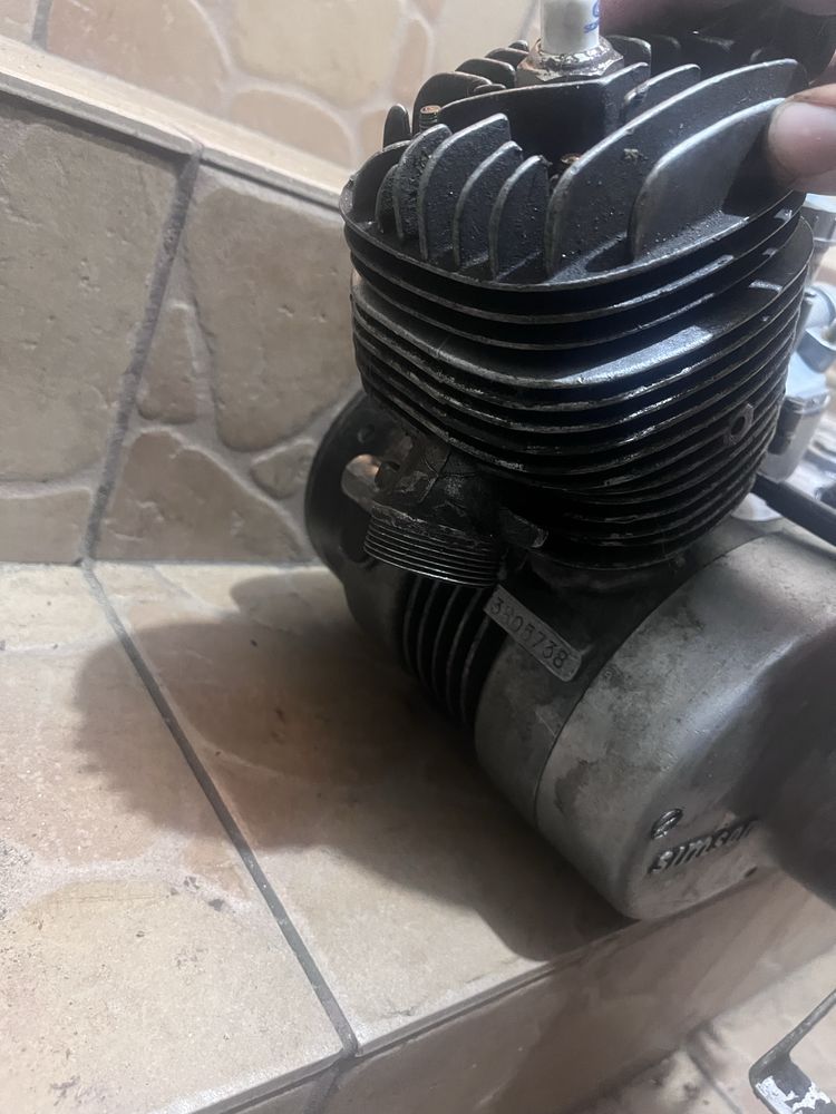 Silnik Simson Duo półautomat, cylinder głowica DDR, numery ok, wysyłka