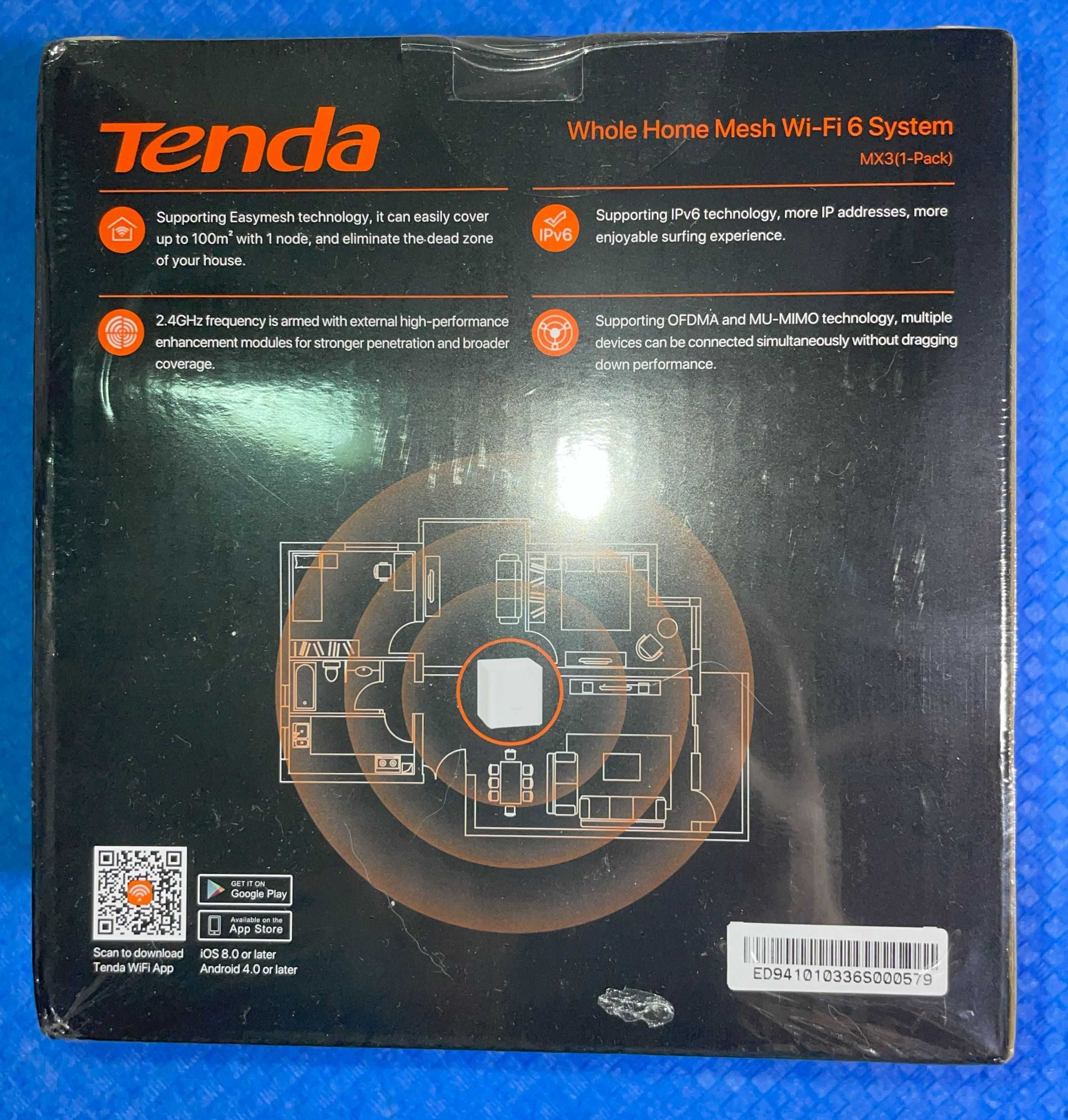 Беспроводной роутер Tenda MX3 Wi-Fi 6