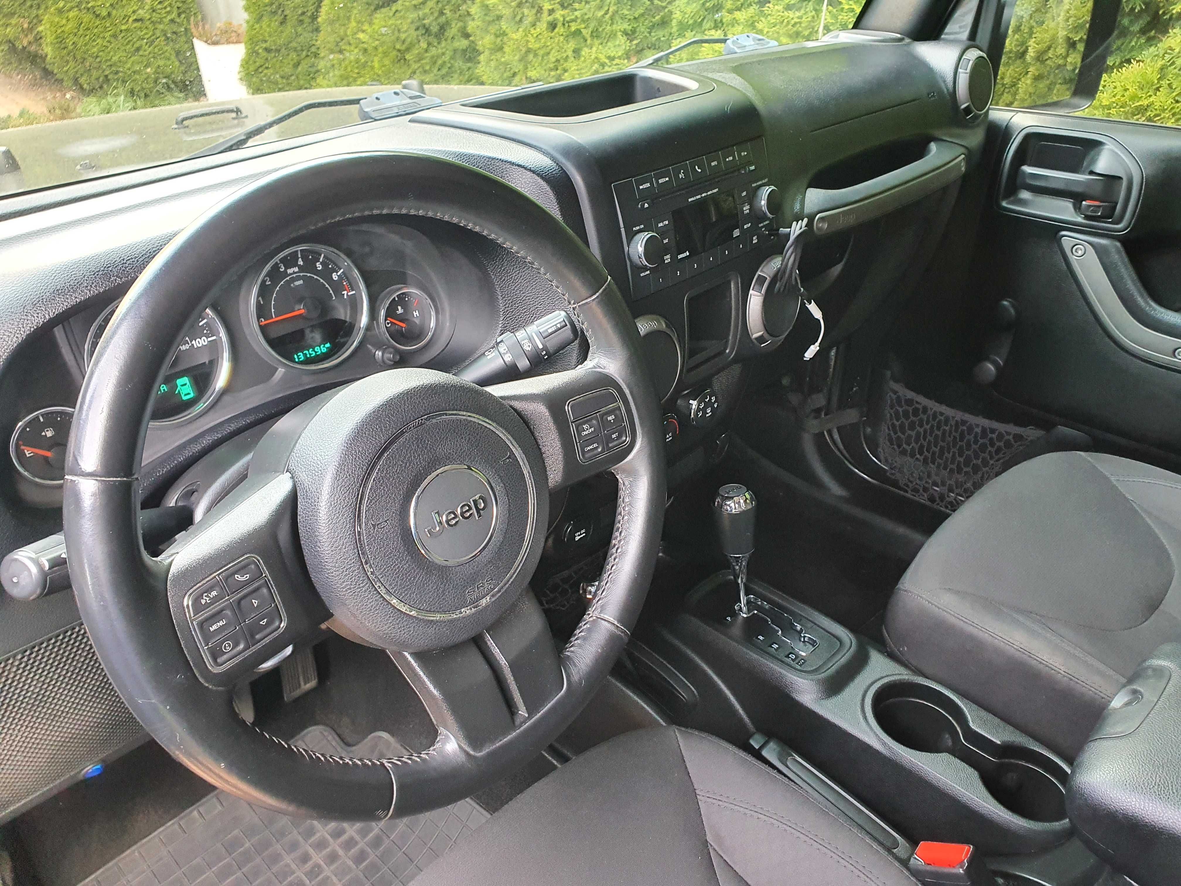 Jeep wrangler 2017 r. BENZYNA 3.6