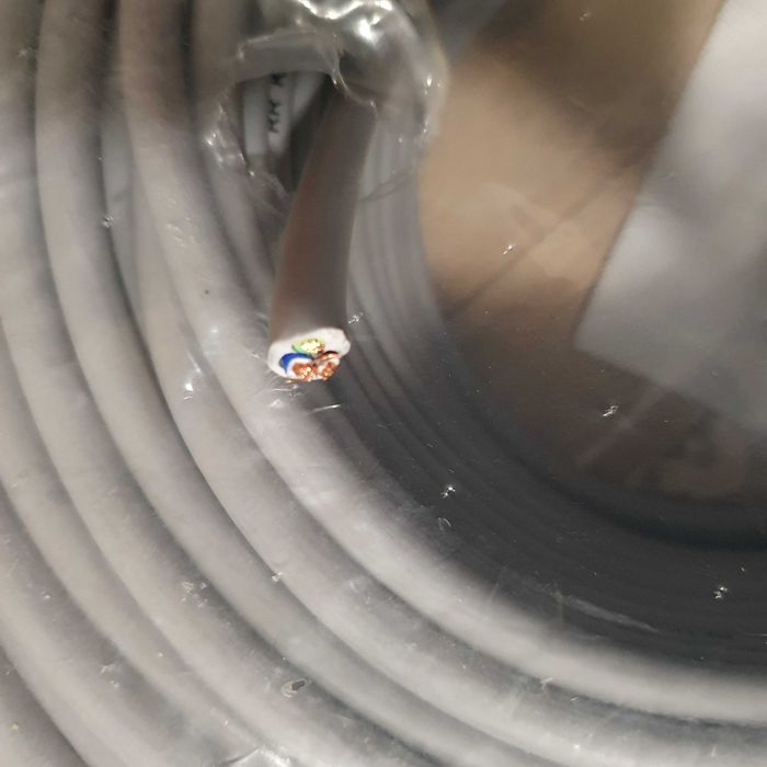 Kabel 3x1,5 mm linka 100 metrów okrągła izolacja